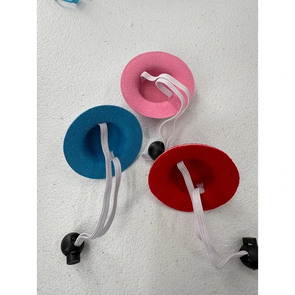 Small Desk Goose Outfits Hat Swimming Circle Glasses Skirts Set Summer Beach Toy
